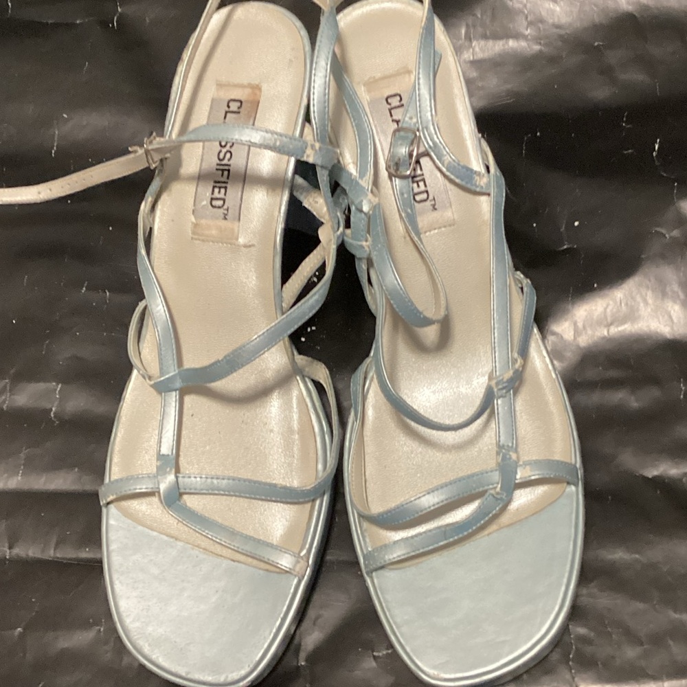 Classified Women's Light Blue Strappy Sandals